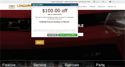 Desktop Screenshot of lindsaychevrolet.com